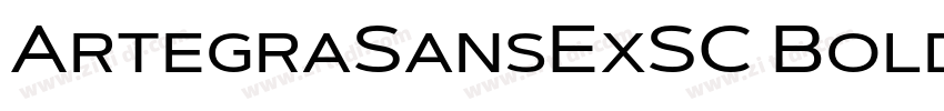ArtegraSansExSC Bold字体转换